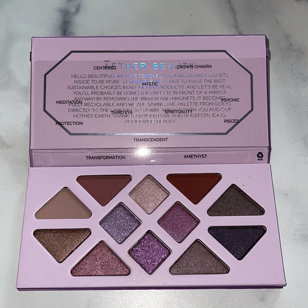 Aether Beauty Amethyst Crystal Gemstone Palette